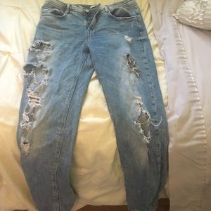 Zara acid wash jeans